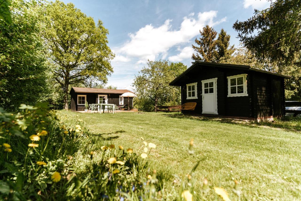 Wunderschoenes Chalet Mit Gaestehaus In Der Natur Mit Fass-Sauna Sangerhausen Exteriér fotografie
